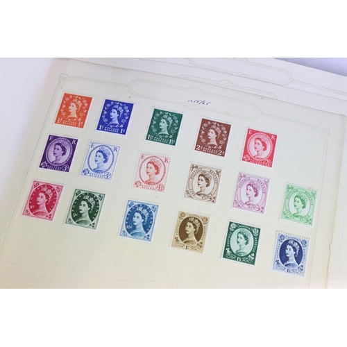 382 - Collection of British stamps contained within three albums, to include a Stanley Gibbons Windsor Alb... 