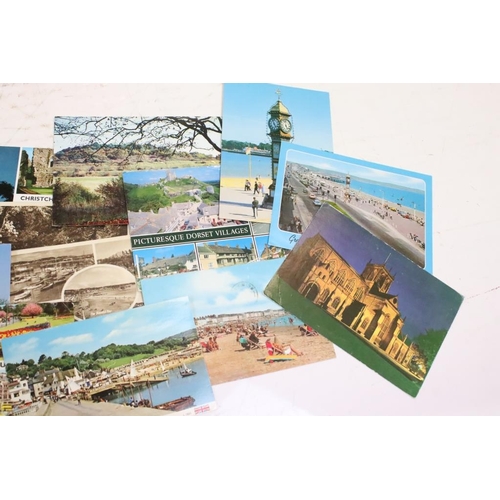 384 - Extensive collection of late 20th century postcards contained within 13 boxes / albums, covering a r... 