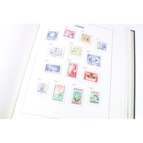 385 - Collection of British Commonwealth stamps contained within five Davo albums, to include 2 x New Zeal... 