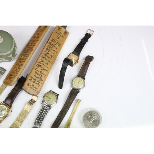 369 - Mixed collectables to include a quantity of ladies & gents watches (featuring Seiko Kinetic Water Re... 