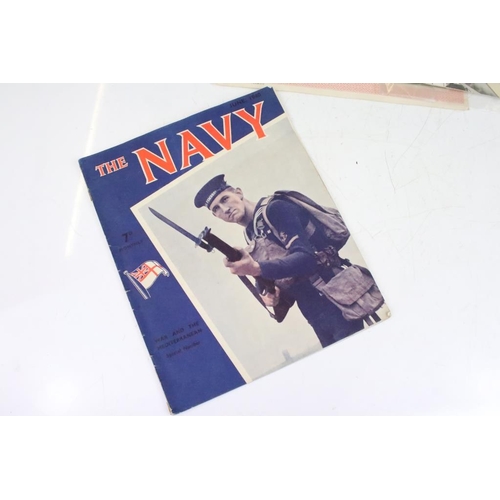 375 - Collection of assorted Navy related ephemera to include various photographs, programmes and posters ... 