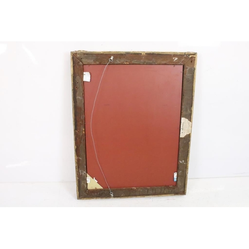 549 - Late 19th / Early 20th century Gilt Framed Rectangular Mirror, 63cm x 82cm