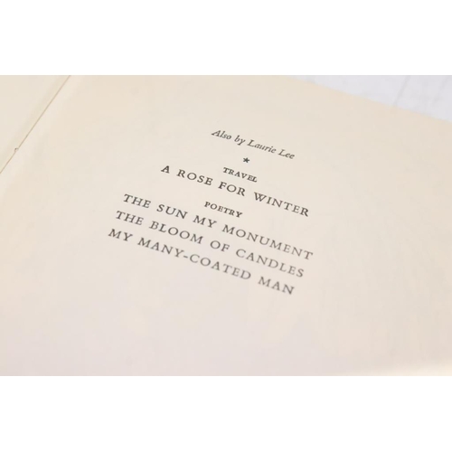 376 - Cider With Rosie by Laurie Lee, published in 1959 by The Book Club. Signed to the title page. Hard b... 