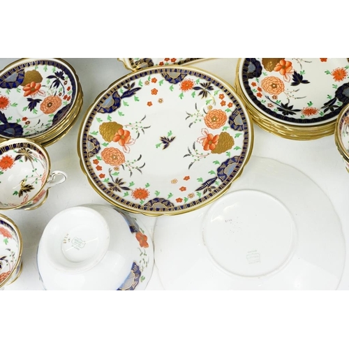 34 - Shelley ' Ashbourne ' pattern tea set for six, pattern no. 8524, to include 6 teacups & saucers, 6 t... 