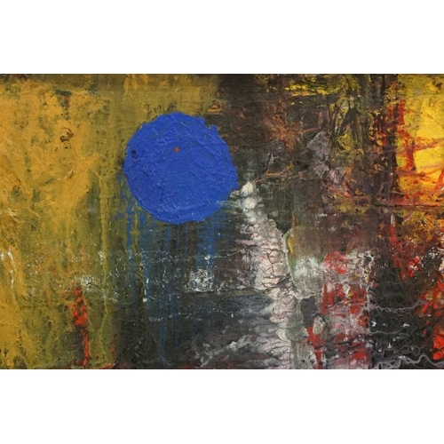 474 - Mayfare-Brook, Acrylic on Board Abstract Shades of Colour (gallery exhibited) 36.5cm x 41cm