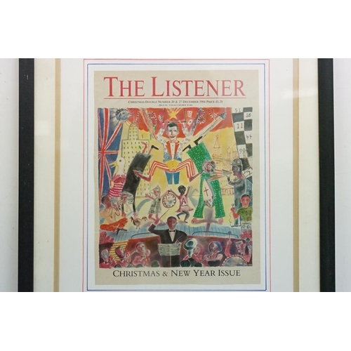 475 - Christopher Corr (b.1955, painter and illustrator) Signed Framed Print Illustration for ' The Listen... 