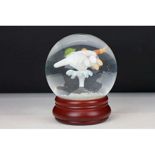 52 - Two boxed Coalport Characters ' The Snowman ' snow globes to include ' The Adventure Begins ' and ' ... 