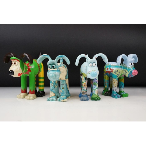 8 - Four Aardman / W&G Ltd Wallace & Gromit 'Gromit Unleashed' figures to include Newfoundland, Bunty, J... 