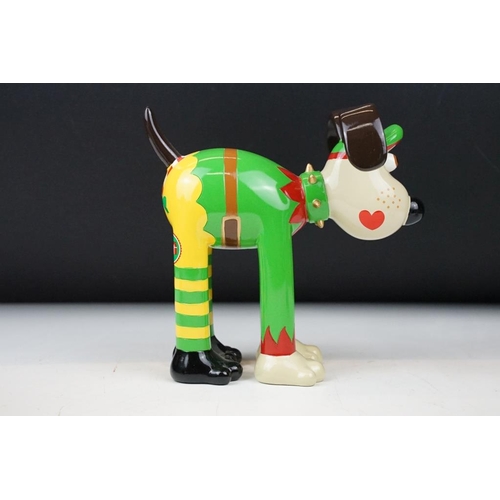 8 - Four Aardman / W&G Ltd Wallace & Gromit 'Gromit Unleashed' figures to include Newfoundland, Bunty, J... 