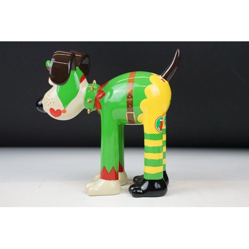 8 - Four Aardman / W&G Ltd Wallace & Gromit 'Gromit Unleashed' figures to include Newfoundland, Bunty, J... 