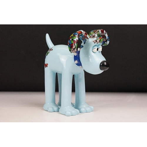 87 - Four Aardman / W&G Ltd Wallace & Gromit ' Gromit Unleashed ' figures to include Butterfly, Collarful... 