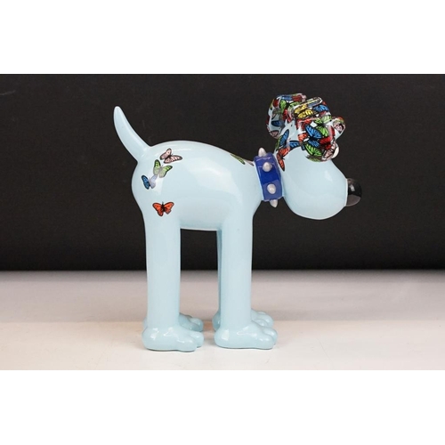 87 - Four Aardman / W&G Ltd Wallace & Gromit ' Gromit Unleashed ' figures to include Butterfly, Collarful... 