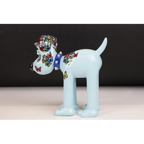 87 - Four Aardman / W&G Ltd Wallace & Gromit ' Gromit Unleashed ' figures to include Butterfly, Collarful... 