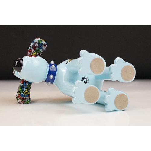 87 - Four Aardman / W&G Ltd Wallace & Gromit ' Gromit Unleashed ' figures to include Butterfly, Collarful... 