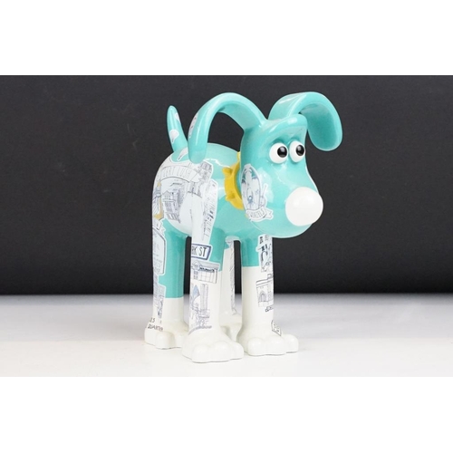 87 - Four Aardman / W&G Ltd Wallace & Gromit ' Gromit Unleashed ' figures to include Butterfly, Collarful... 