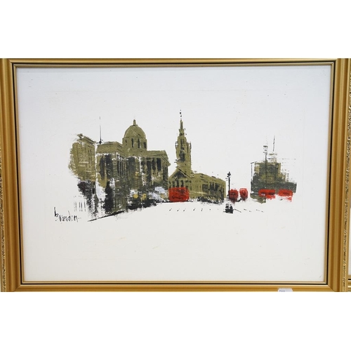 510 - Terry Donnelly, Tyne Bridge, Newcastle, pastel and charcoal, signed lower right and dated '99, frame... 