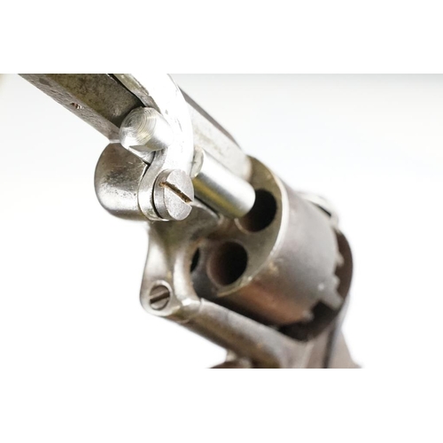 317 - An antique 19th century six shot percussion revolver, no visible makers marks, octagonal barrel and ... 