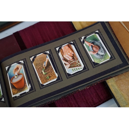 392 - Collection of cigarette cards, to include two albums, framed & loose examples, featuring Players Cri... 