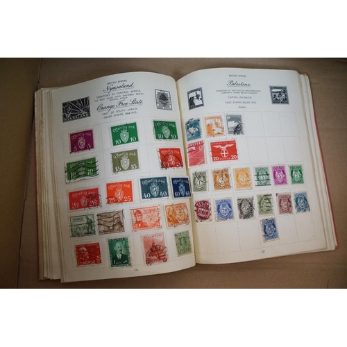 395 - Collection of British, World and Commonwealth stamps contained within 11 albums, featuring mint exam... 