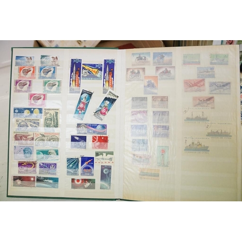 395 - Collection of British, World and Commonwealth stamps contained within 11 albums, featuring mint exam... 