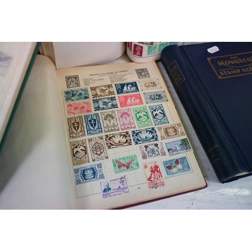 395 - Collection of British, World and Commonwealth stamps contained within 11 albums, featuring mint exam... 