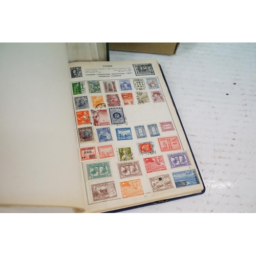 395 - Collection of British, World and Commonwealth stamps contained within 11 albums, featuring mint exam... 