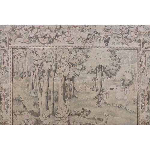 620 - Machine Tapestry Flemish style Panel depicting a Hunting Scene, 219cm x 148cm