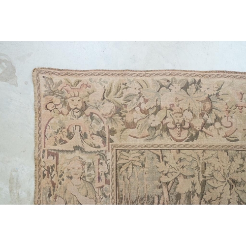 620 - Machine Tapestry Flemish style Panel depicting a Hunting Scene, 219cm x 148cm