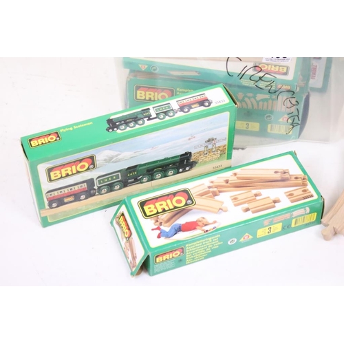 438 - Collection of Brio wooden railway, mostly boxed, to include Thomas The Tank Engine, featuring The Gr... 