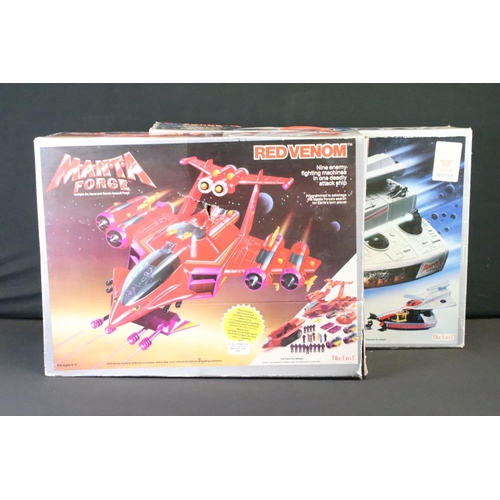 363 - Two boxed Bluebird Manta Force 1980's spaceship playsets to include Red Venom (tearing to box) and '... 