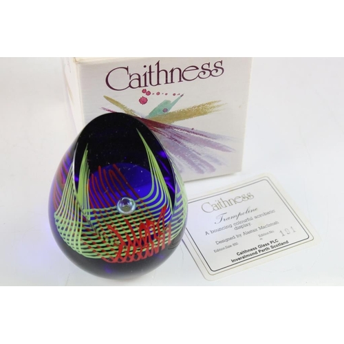 107 - Ten boxed Caithness glass paperweights to include Confusion Series No. 5 (ltd edn 1/1), Tapestry (lt... 