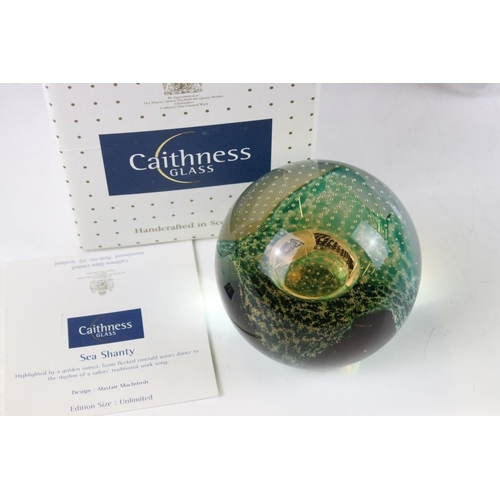 107 - Ten boxed Caithness glass paperweights to include Confusion Series No. 5 (ltd edn 1/1), Tapestry (lt... 