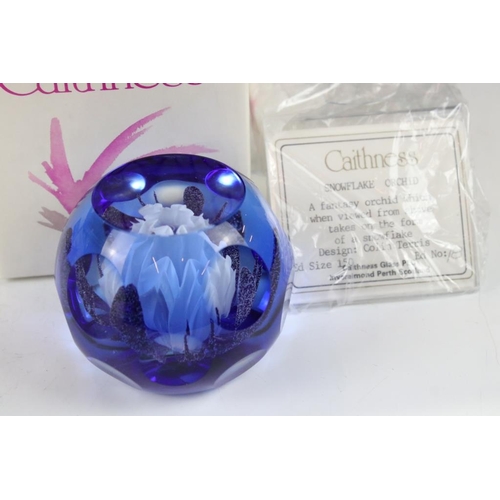 110 - Ten boxed Caithness glass paperweights to include Dynasty (ltd edn no. 147/500), Snowflame (ltd edn ... 