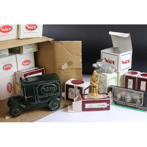 115 - 23 Boxed Wade porcelain figures / models to include Hip Hippos, The Camelot Collection, British Myth... 