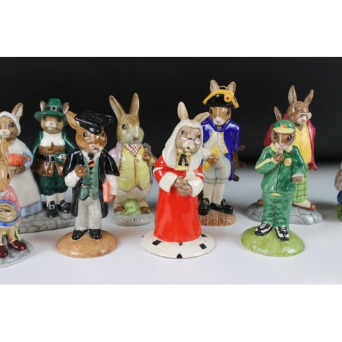 40 - Ten Bunnykins figurines to include nine by Royal Doulton and one by Royal Albert. Figures to include... 