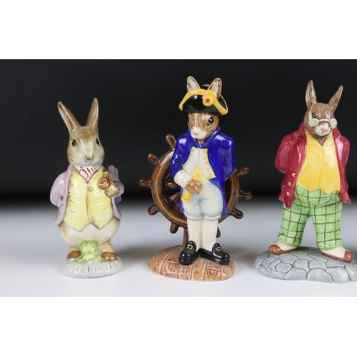 40 - Ten Bunnykins figurines to include nine by Royal Doulton and one by Royal Albert. Figures to include... 