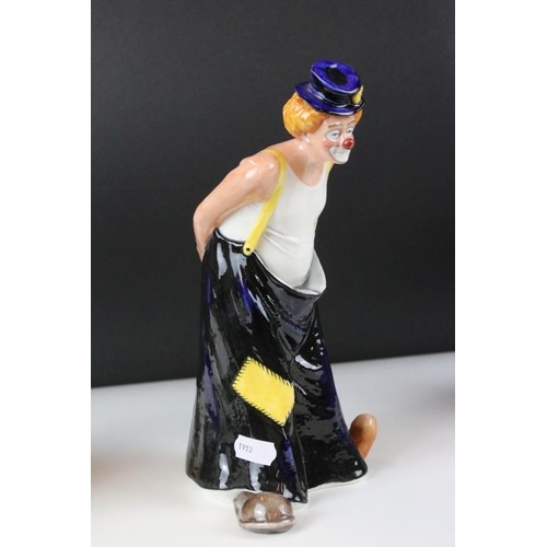 45 - Three Royal Doulton figurines to include 'The Old Balloon Seller' HN1315, Tip Toe HN3293 and Partner... 