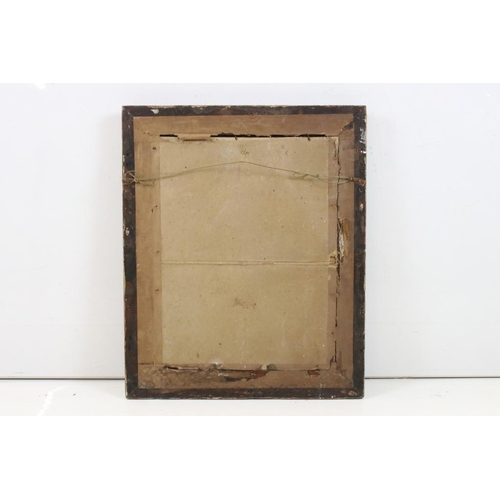 480 - 19th century Gilt Framed Bevelled Edge Mirror, 49cm x 59cm