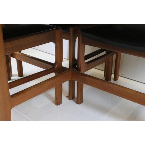 493 - Mid century Retro ‘ McIntosh ‘ Teak extending Dining Table, 122cm long (closed) x 99cm wide x 74cm h... 