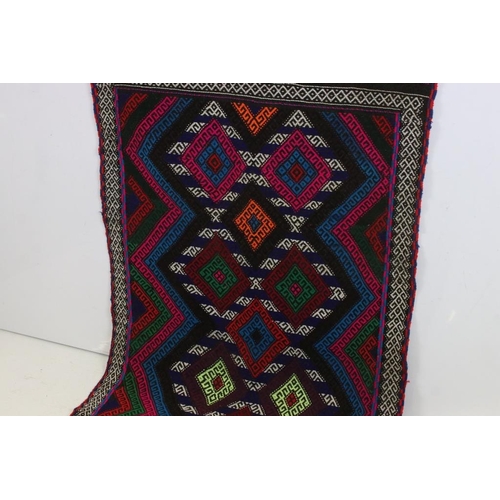 513 - Old Suzni Runner Rug, 316cm x 86cm