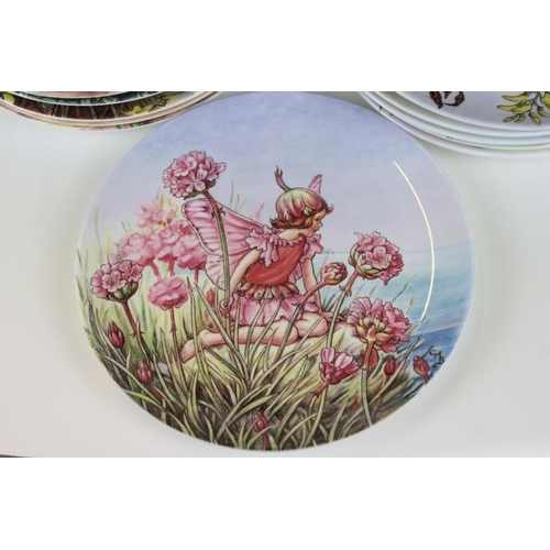 56 - Set of twelve Wedgwood 'The World of Flower Fairies' Cicely Mary Barker collectors plates, each prin... 