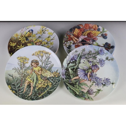 56 - Set of twelve Wedgwood 'The World of Flower Fairies' Cicely Mary Barker collectors plates, each prin... 