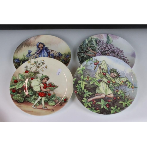 56 - Set of twelve Wedgwood 'The World of Flower Fairies' Cicely Mary Barker collectors plates, each prin... 