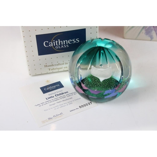 74 - Ten boxed Caithness glass paperweights to include Optima (ltd edn no. 239/500), Rhythm 'N Blues, Lit... 