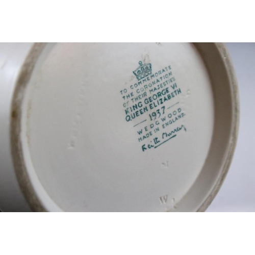 8 - Keith Murray for Wedgwood Royal commemorative jug marked to base 'The Commemorate The Coronation Of ... 