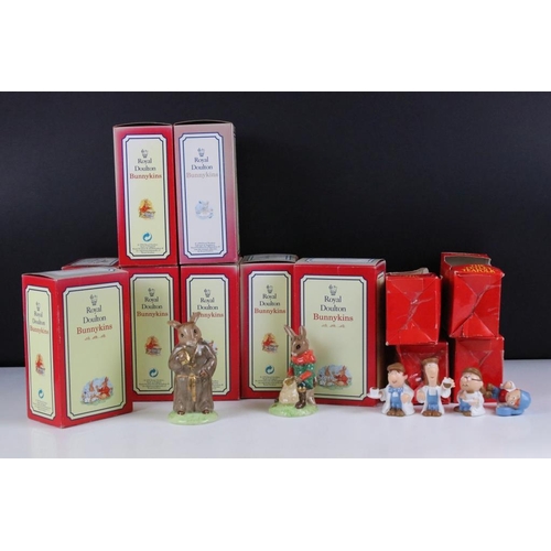 84 - Eight Boxed Royal Doulton Bunnykins 'The Robin Hood Collection' figures to include Robin Hood, Maid ... 