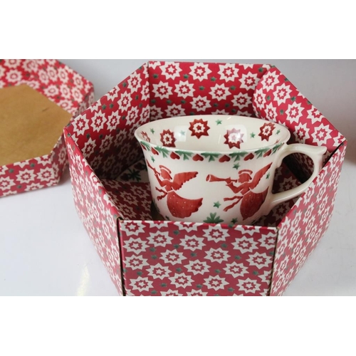 85 - Emma Bridgewater Fortnum & Mason ' Joy Angel ' Christmas ceramics to include 2 oversized cup & sauce... 