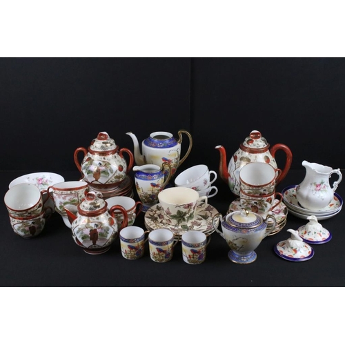 99 - Mixed tea ware to include a Japanese Kutani tea set, Dawlish Anchor China, O&E.G. Royal Austria, Jap... 