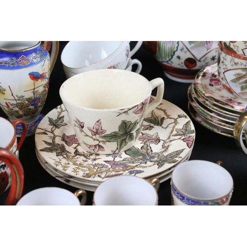 99 - Mixed tea ware to include a Japanese Kutani tea set, Dawlish Anchor China, O&E.G. Royal Austria, Jap... 