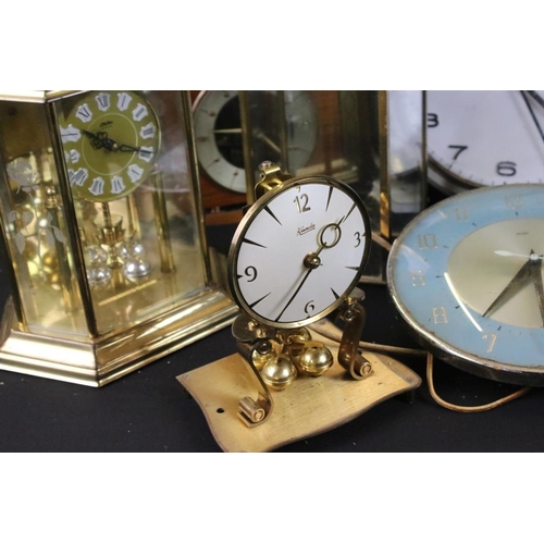 356 - Collection of 20th Century clocks to include Smiths sectric, Metamec, Haller, Kunclo etc.